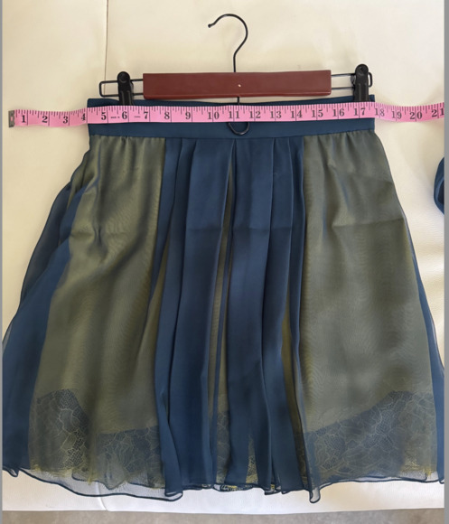 BNWT Fleur Du Mal Blouse + SKirt silk + attached neon lingerie - Picture 5 of 16